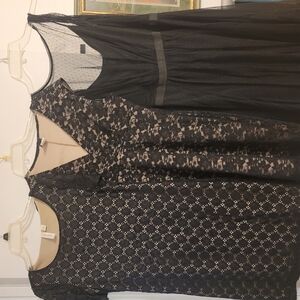 Elegant Black Lace Dress